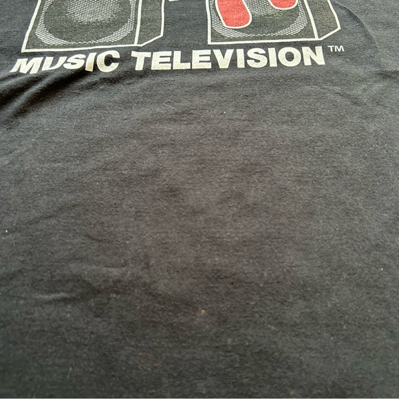 MTV Black Graphic T-Shirt size Medium - Picture 8 of 8